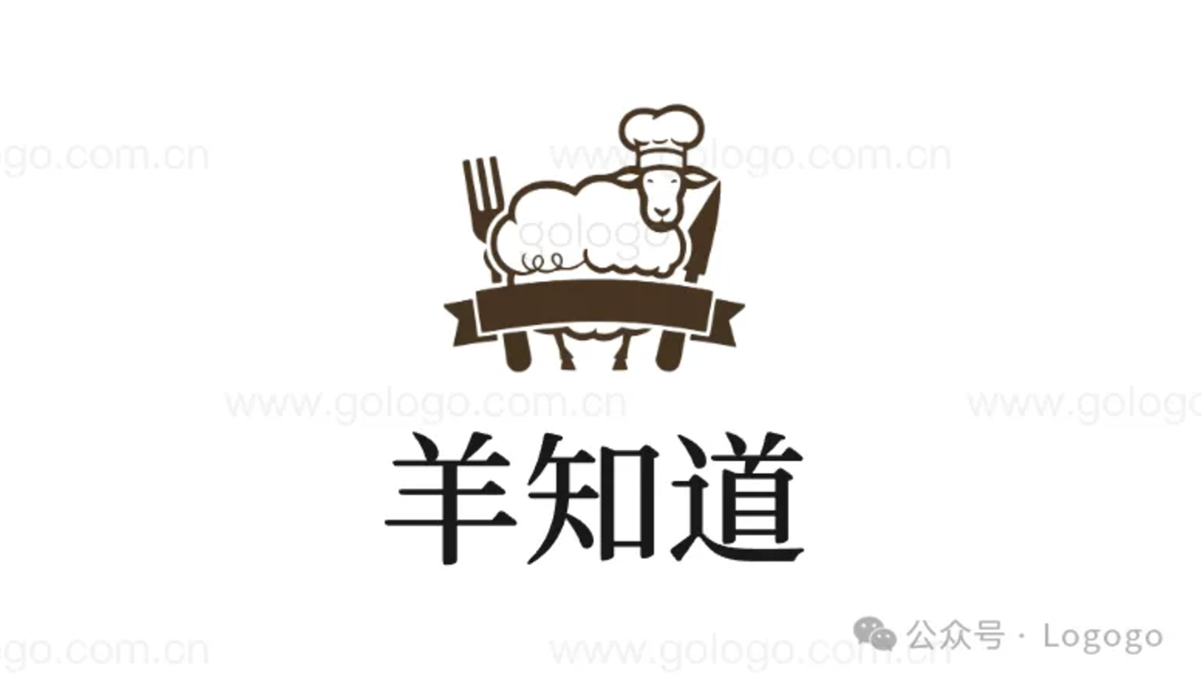 羊知道logo案例